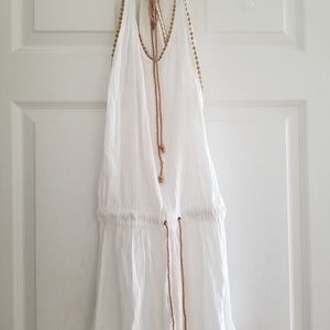 Semi-sheer soft white  jumper